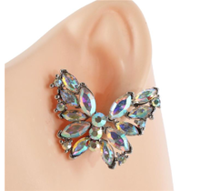 I Have Butterflies Earrings - Silver Iridescent