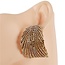 Leave Them Gazing Rhinestone Hoops - Gold