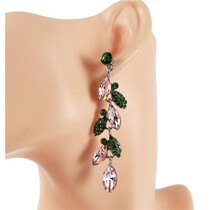 Out and About Earrings - Pink/Green