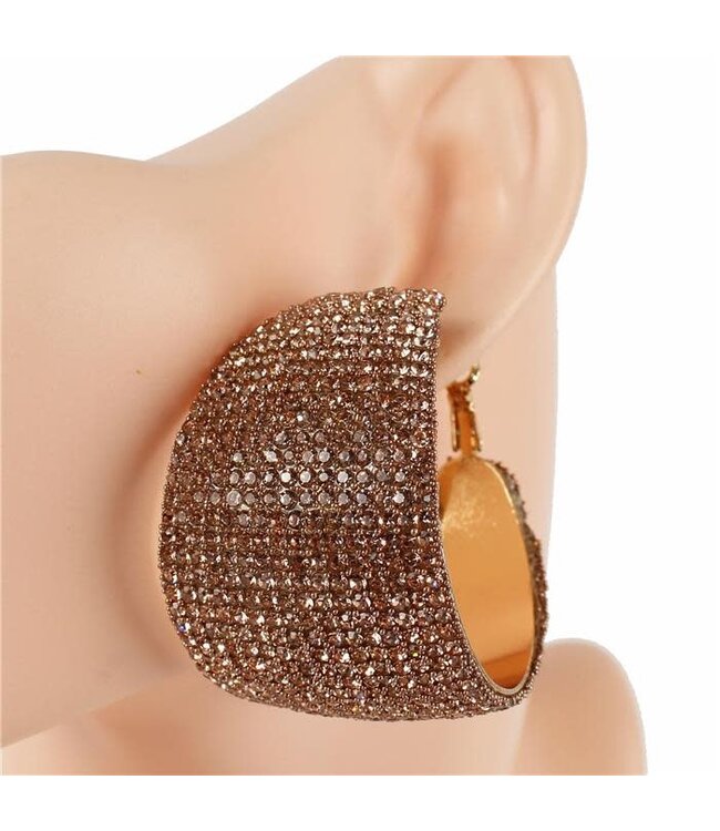 Act Brand New Hoops - Rose Gold