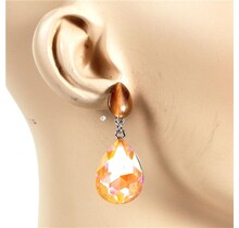 Rise Above Earrings - Peach