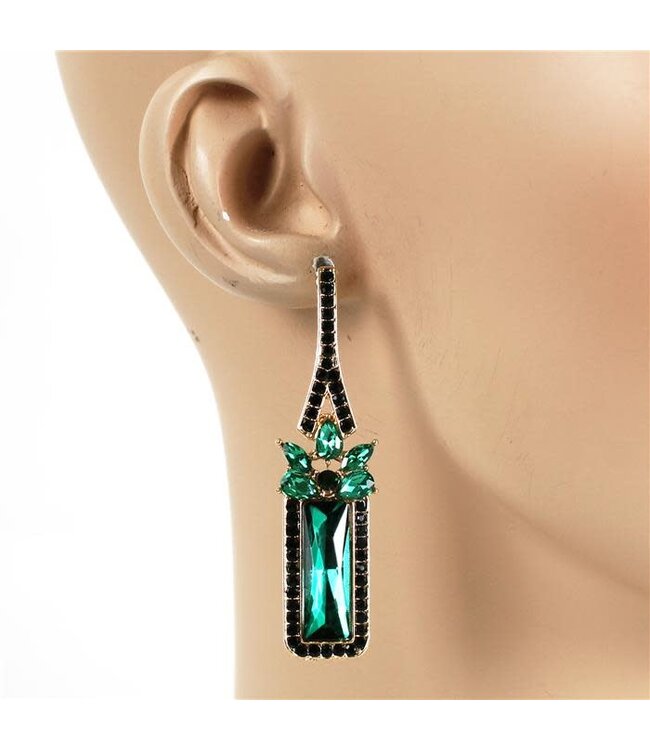 Perfectly Polished Earrings - Green