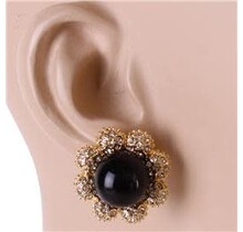 Hollywood Romance Pearl Knobs - Black
