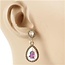 Keep It Simple Jewel Earrings - Gold Iridescent