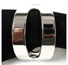 Cut It Out Cuff Bracelet - Silver