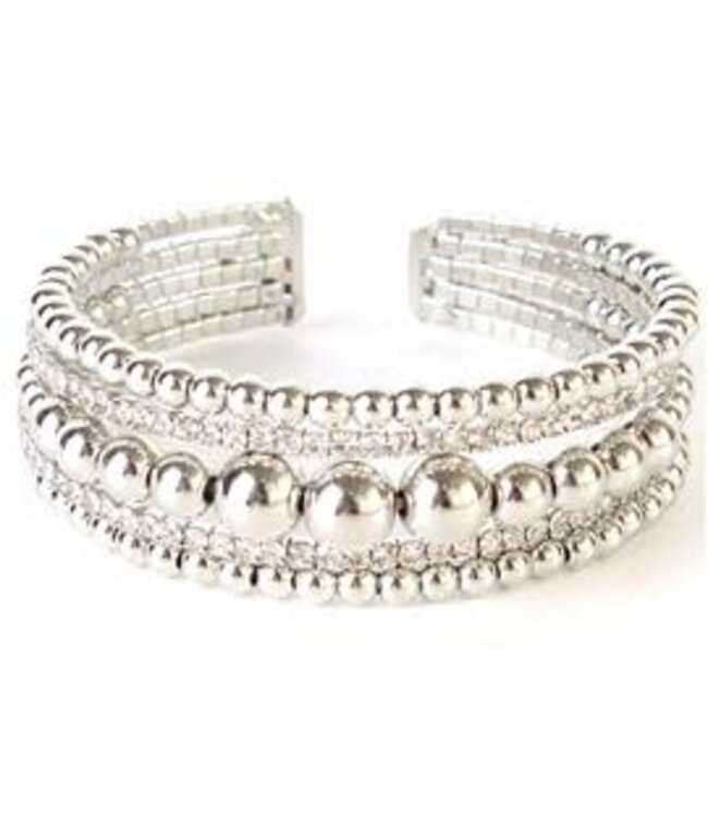 Caught In The Middle Bracelet - Silver