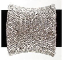 Love At First Sight Cuff Bracelet - Silver