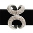 Bring The Bling Cuff Bracelet - Silver