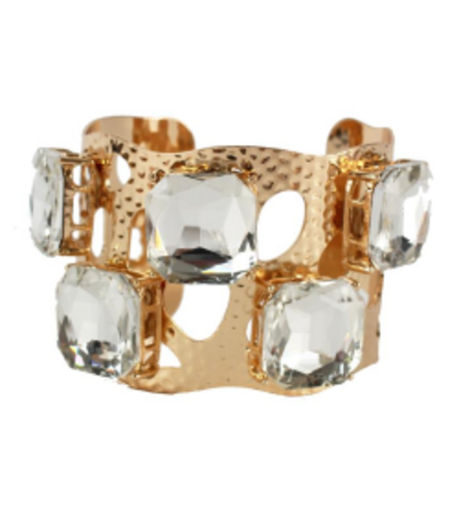 In A Daze Cuff Bracelet - Gold