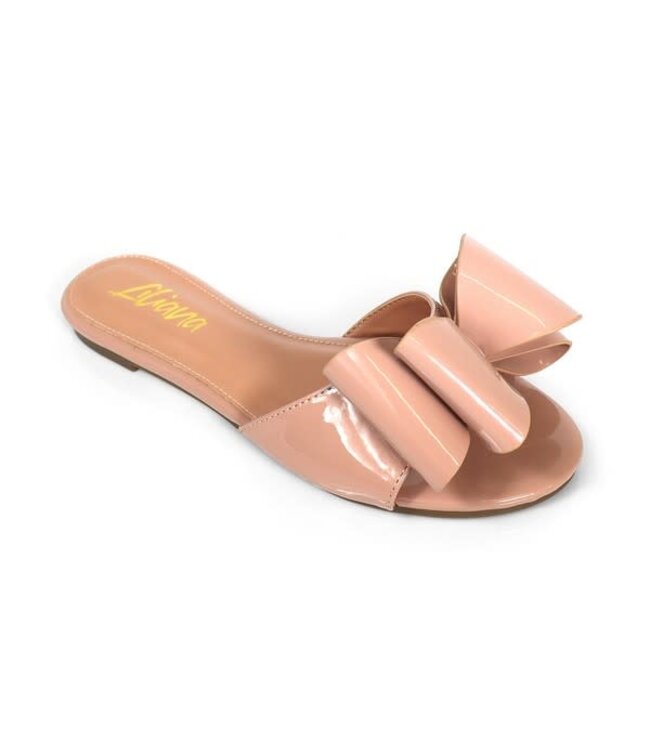 Tie Me With A Bow Sandals - Nude