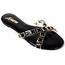 Clover Me Sandals - Black