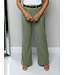 Just For The Moment Belted Pants - Olive