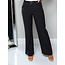 Just For The Moment Belted Pants - Black