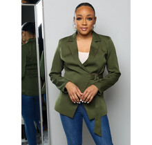 Executive In Charge Blazer - Olive