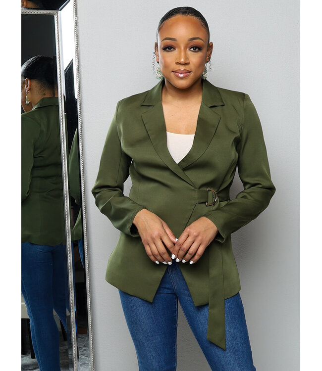 Executive In Charge Blazer - Olive