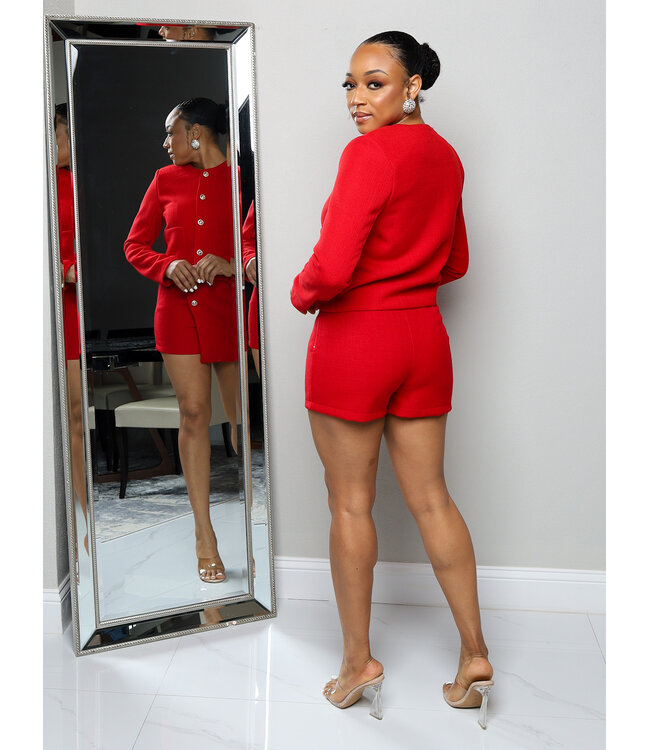 Living The Bel-Air Life Jacket - Red