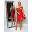 Perfect Silhouette Bodycon Dress - Red