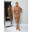 VIP Girl Mesh Dress - Brown