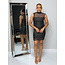 VIP Girl Mesh Dress - Black