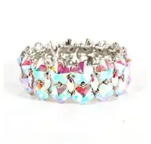 Clover Me Jewel Bracelet - Silver Iridescent
