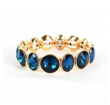 Over and Under Jewel Bracelet - Teal