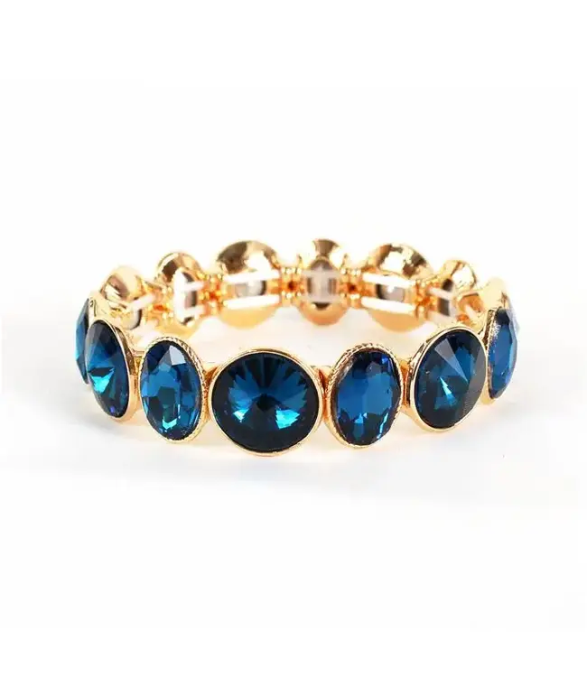 Over and Under Jewel Bracelet - Teal