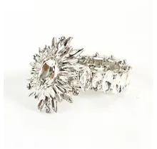Blooming Beauty Jewel Bracelet - Silver
