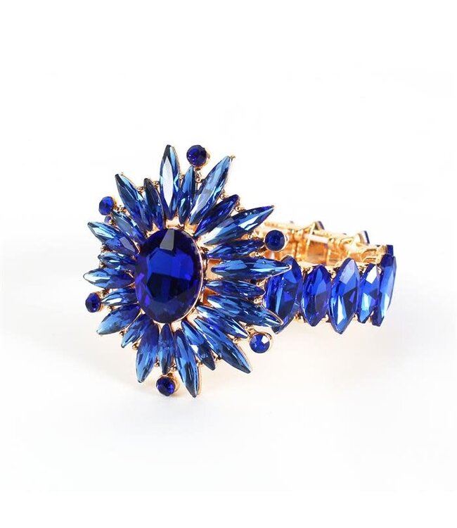 Blooming Beauty Jewel Bracelet - Sapphire