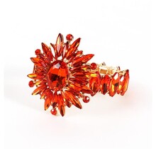 Blooming Beauty Jewel Bracelet - Orange