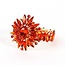 Blooming Beauty Jewel Bracelet - Orange