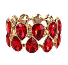 Stay With Me Jewel Bracelet - Red