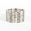 In Alignment Jewel Bracelet- Silver