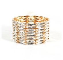 In Alignment Jewel Bracelet- Gold