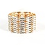In Alignment Jewel Bracelet- Gold