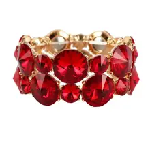 All Around Jewel Bracelet - Red