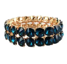 Double Trouble Jewel Bracelet - Teal