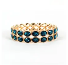 Double Take Jewel Bracelet - Teal
