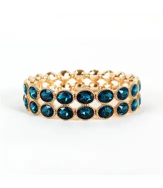 Double Take Jewel Bracelet - Teal