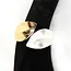 Turning Leaves Bracelet - Silver/Gold