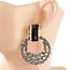 Surrounded By Diamonds Earrings - Silver