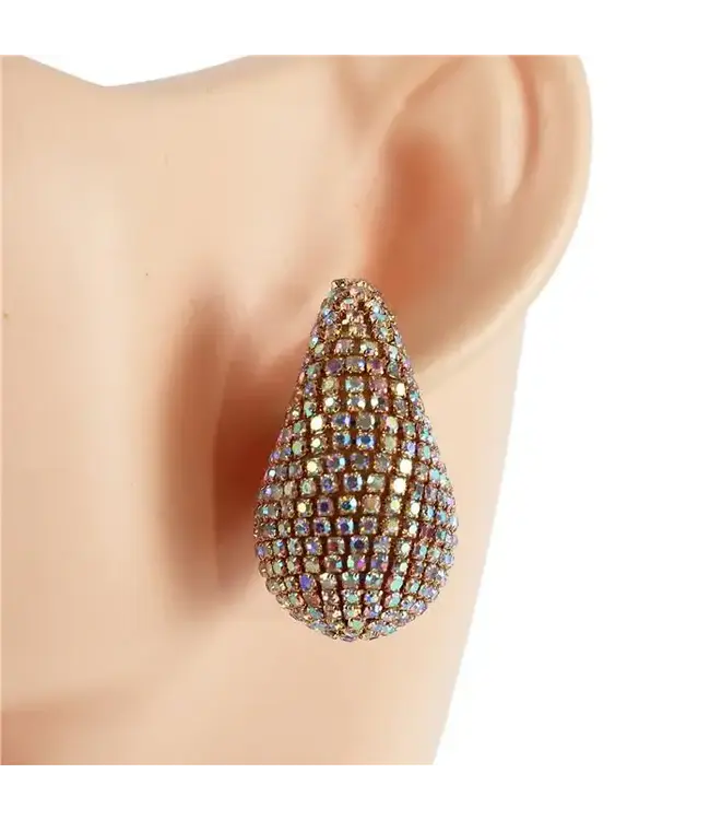 It's Party Time Earrings - Gold Iridescent