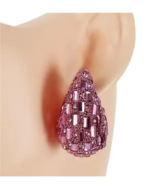 Party In Vegas Earrings - Pink