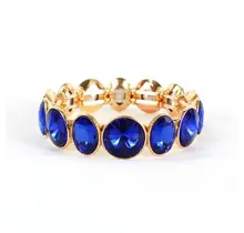 Over and Under Jewel Bracelet - Royal Blue