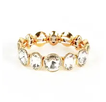 Over and Under Jewel Bracelet - Gold