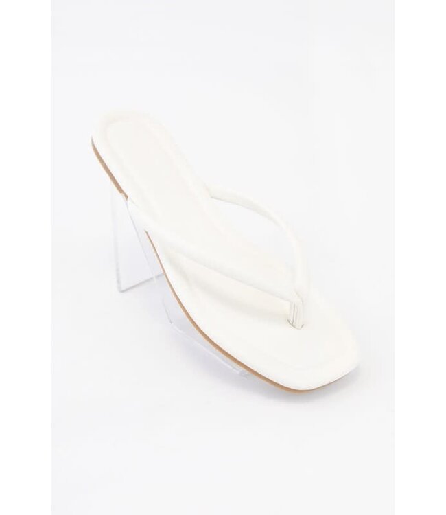 Back To Basics Sandals - White