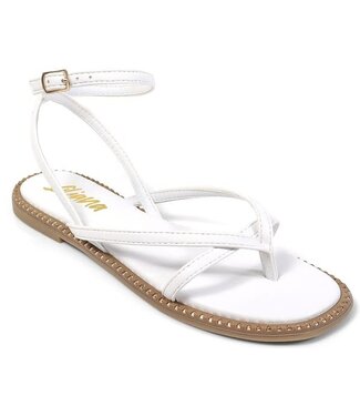 Wrap Me Tight Sandals - White