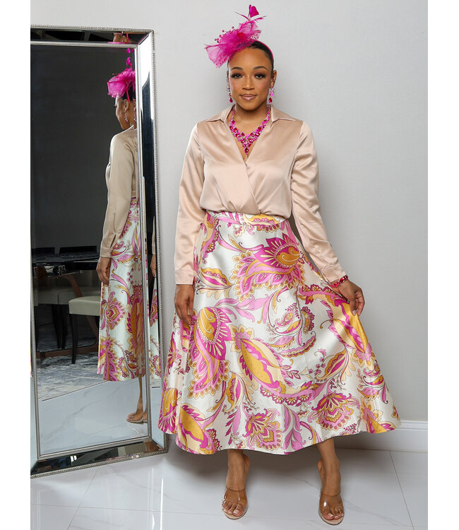 The Belle Midi Skirt