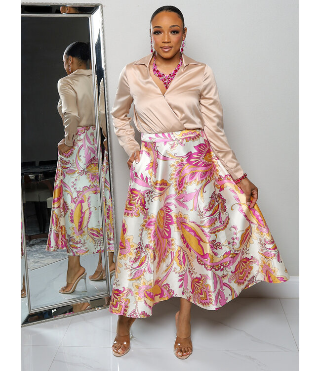 The Belle Midi Skirt