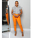 Flower Garden Buttoned Top - White