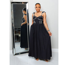 Perfect Contrast Midi Dress